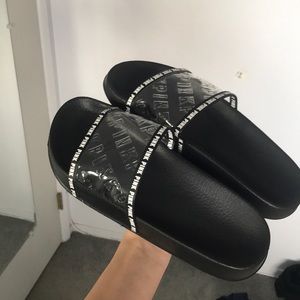 Clear VS Pink slides